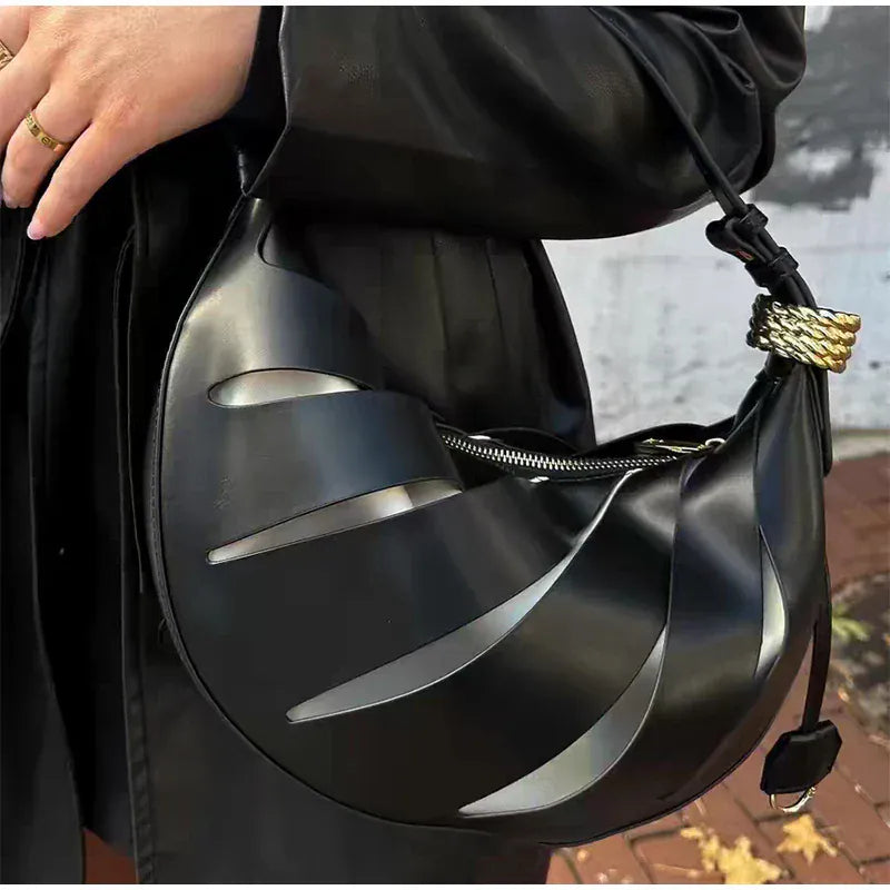Lightweight Crescent Shoulder Bag