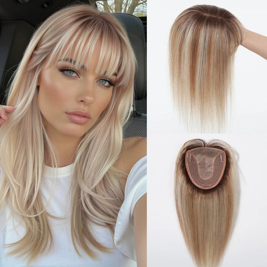 Highlighted Silk Hair Piece