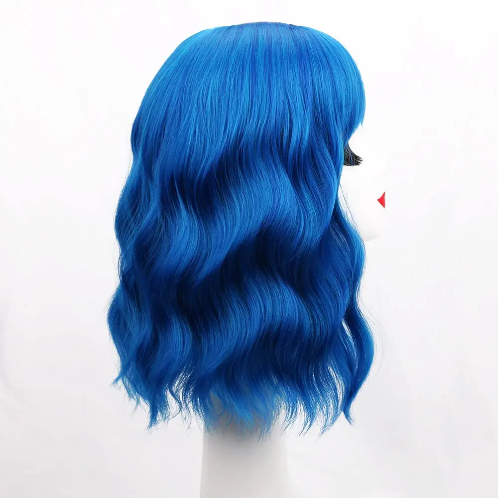 Loose Wavy Shoulder Length Synthetic Bob Wig For Women