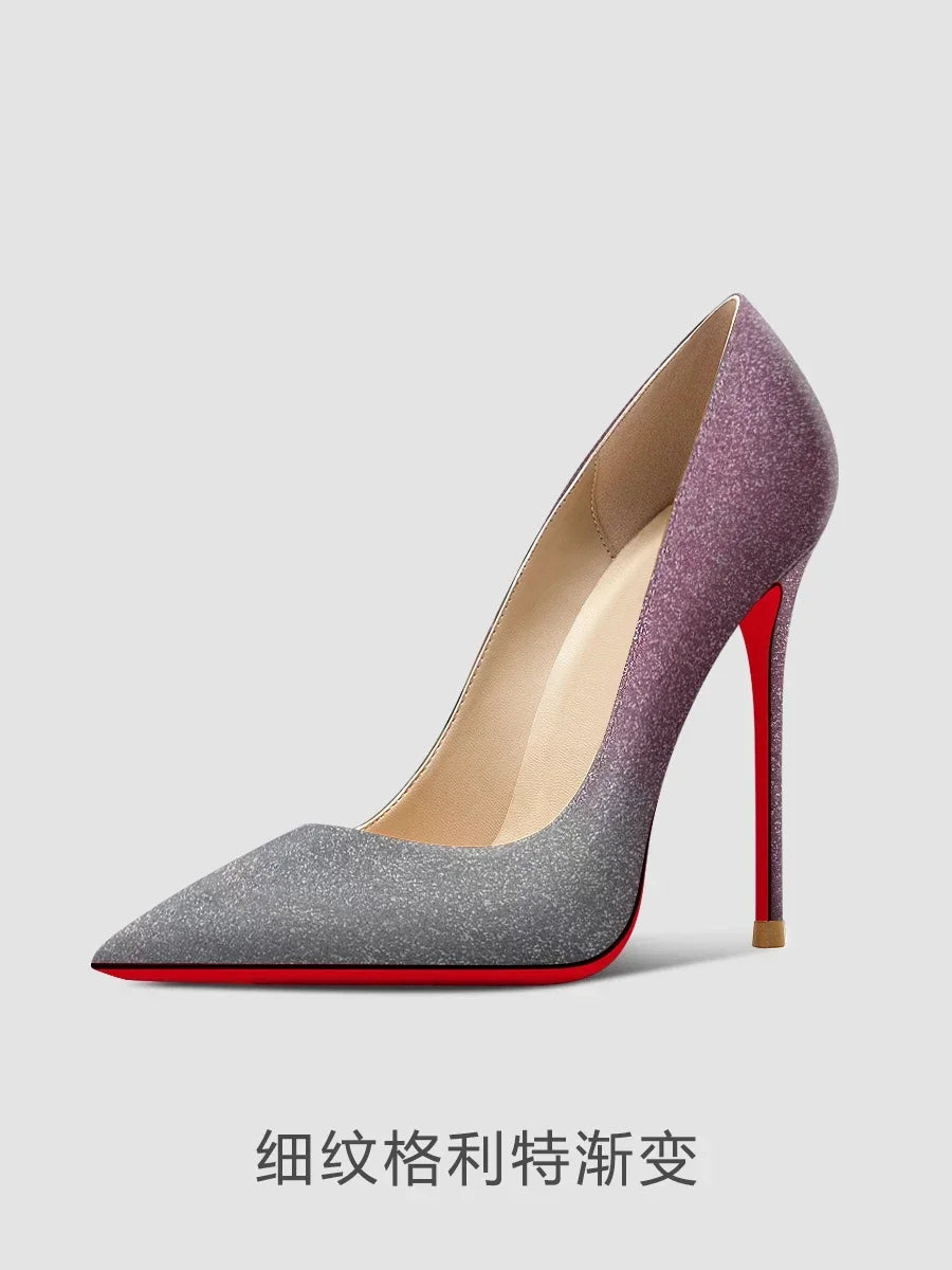 Pointed Toe Super High Stiletto Heel Pumps for Women