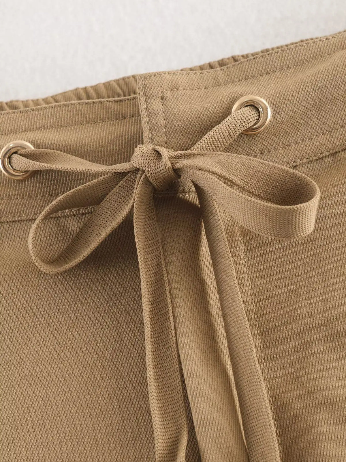 Casual Lapel Jacket And Drawstring Pants Set for Women