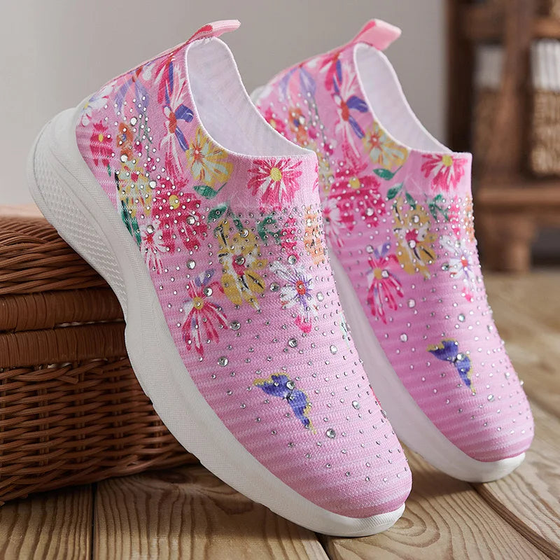 Shoes women 2025 new fashion fashion match color breathable single shoes women's shoes casual running shoes