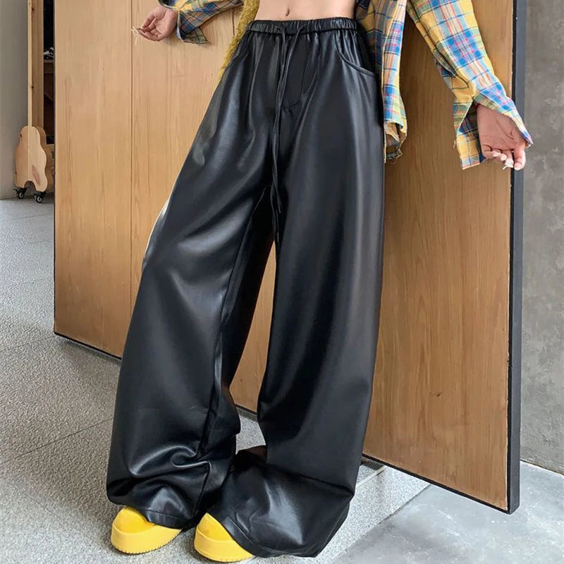 Elevated High Waist Casual Straight Leg Pants for Women