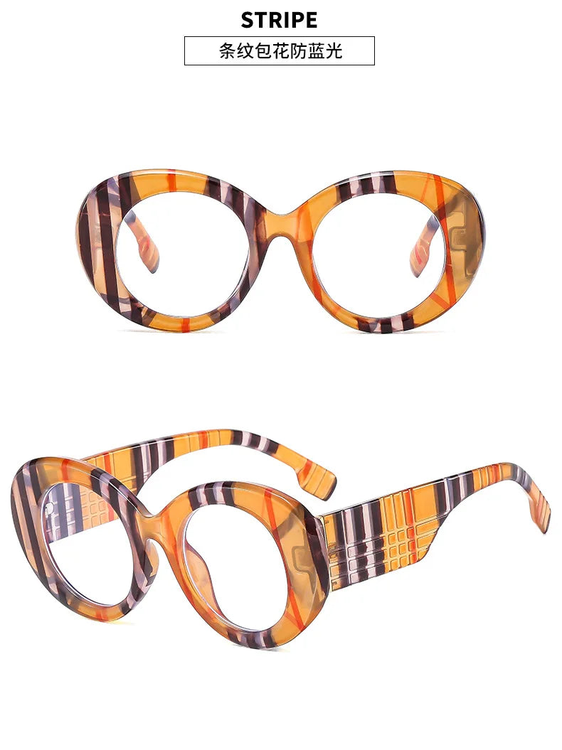 Retro Anti Blue Light Reading Glasses for Women