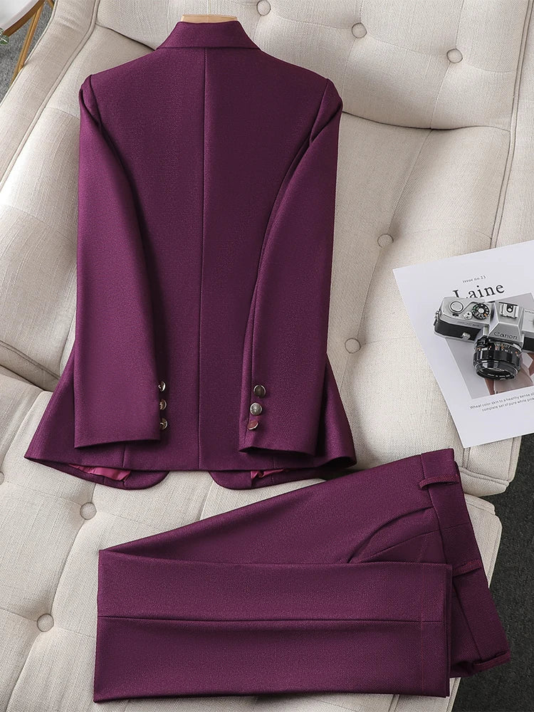 Slim Fit Blazer And Pant Suit