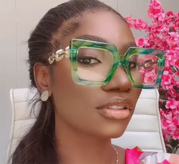 Oversized Square Blue Light Reading Glasses for Women