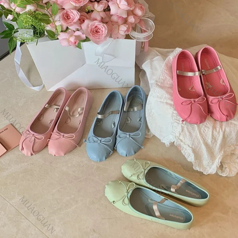 Butterfly Knot Ballet Flats