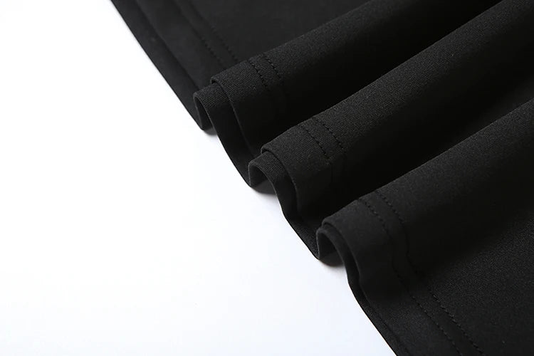 Sisterlinda Backless Fashion Dresses Elegant Halter Patchwork Draped Maxi Bodycon Female Solid Simple Evening Party Frock New