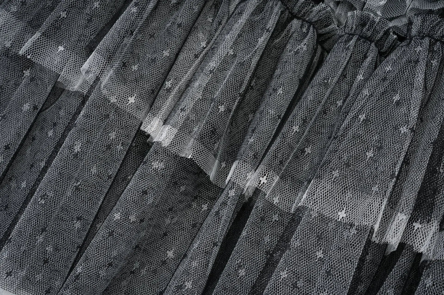 KUCLUT Fashion Women's Multi Layer Mesh Patchwork Dress Elegant Heavy Industry Evening Party Ruffled Short Sleeve Dresses YZJ28