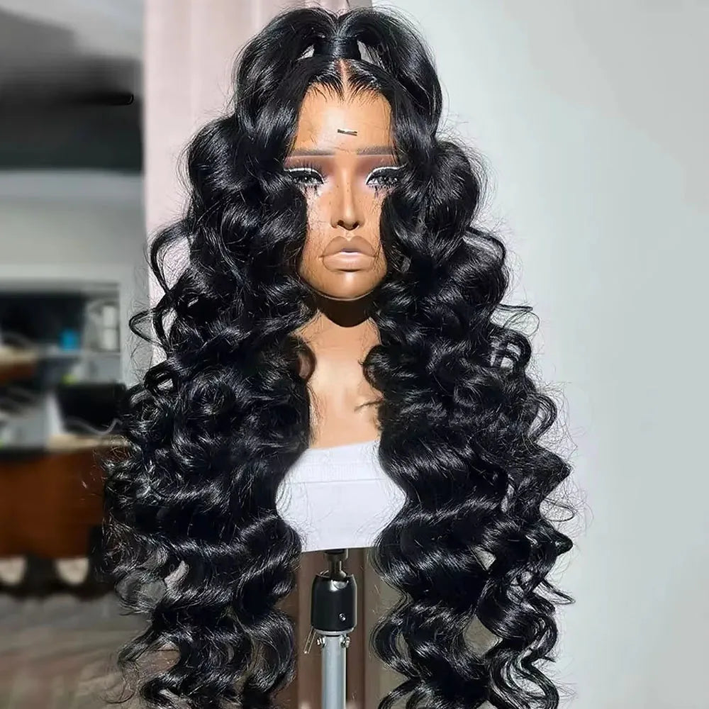 Long Loose Wave Lace Front Human Hair Wig for Women