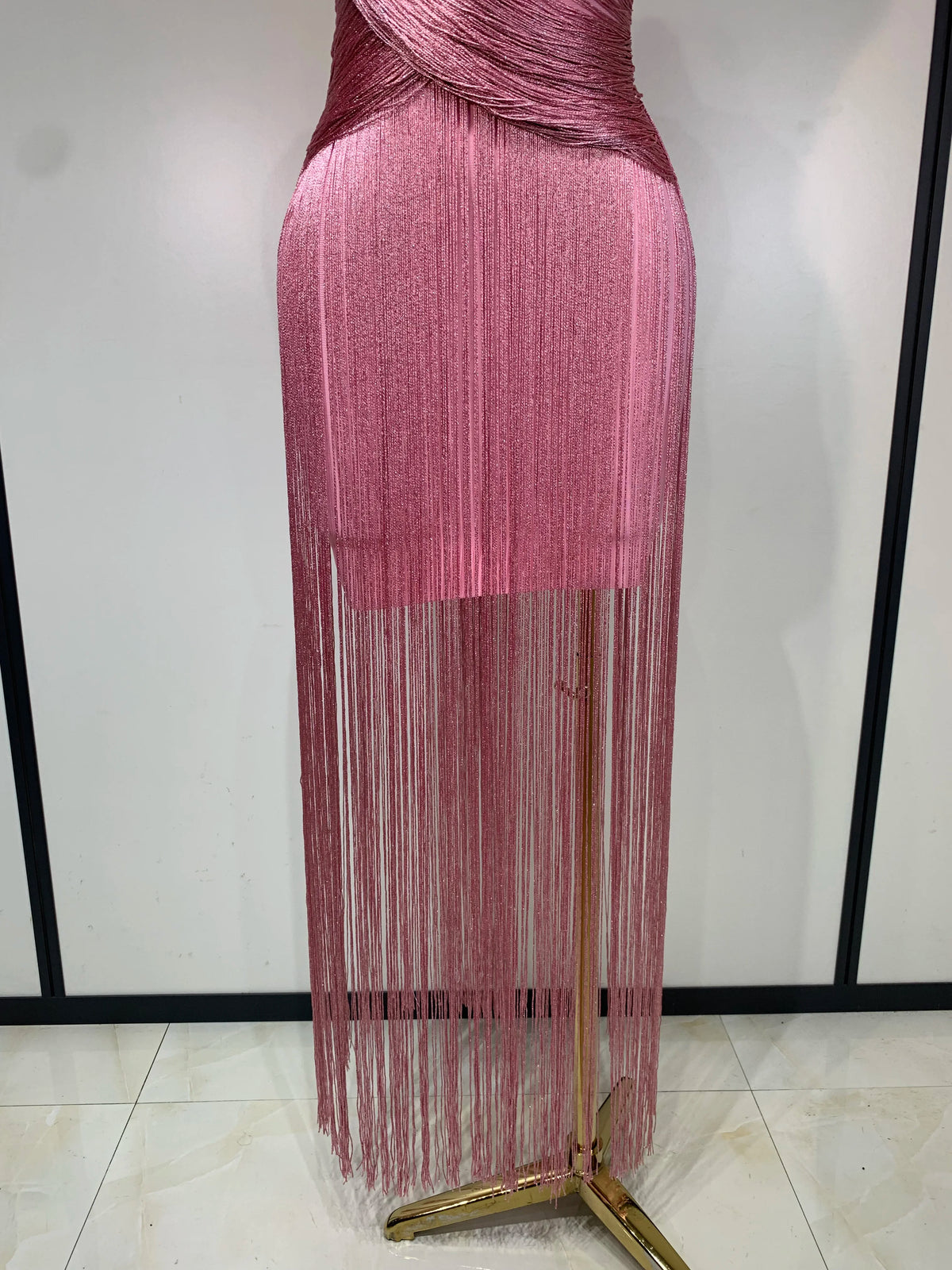 Women Sexy Sleeveless Tassel Bodycon Bandage Dresses Celebrity Elegant Evening Party Nightclub Luxury Birthday Cocktail Dress