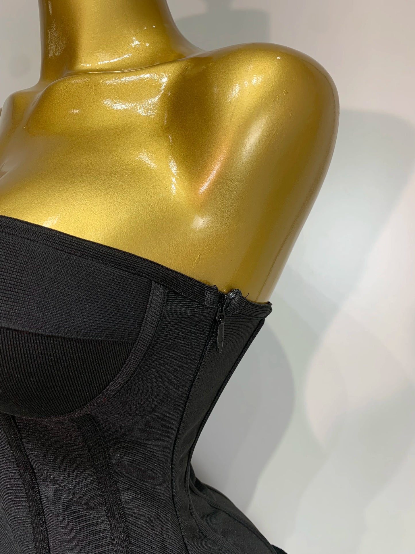 Women Sexy Strapless Backless Flower Embellished Mini Bandage Dress Bodycon Celebrity Party Cocktail Evening Party Club Dresses