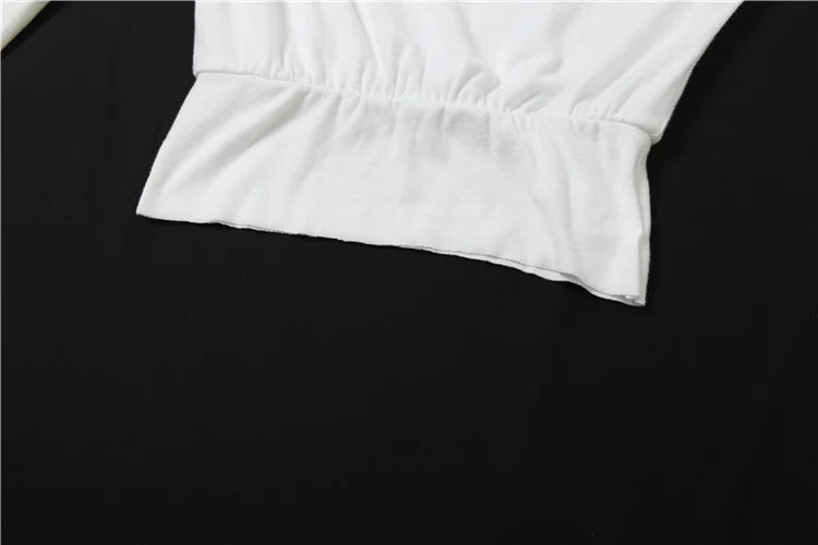 Skew Collar Long Sleeve Tee