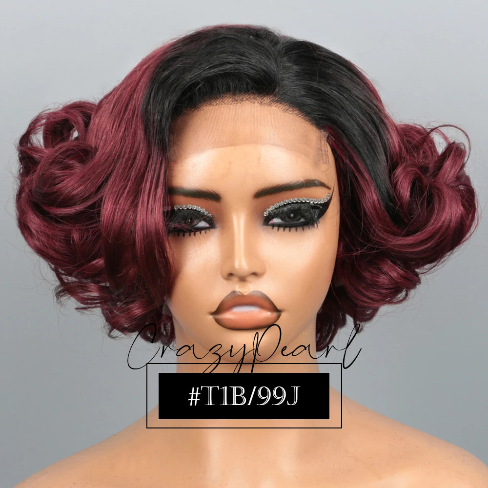 Loose Wave HD Lace Frontal Human Hair Wig for Women