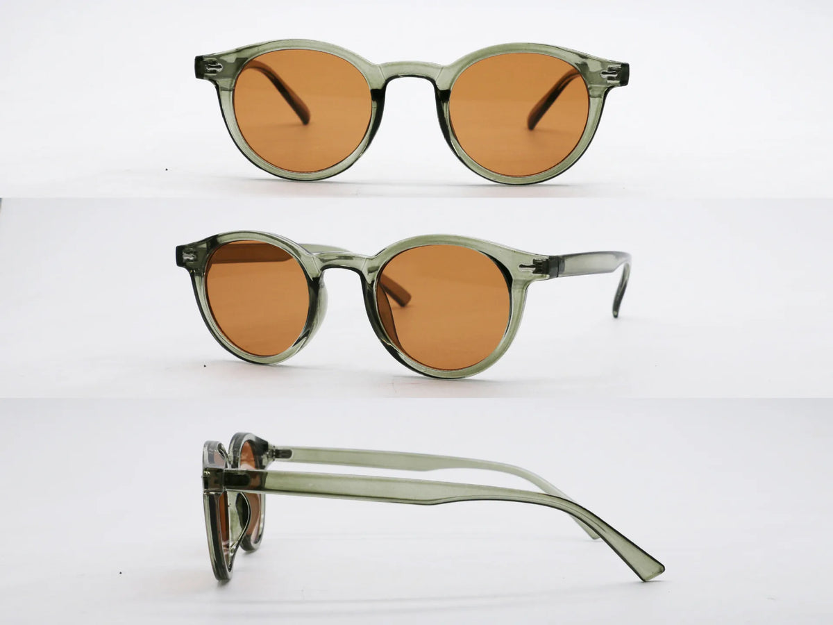 Vintage Round Gradient Sunglasses