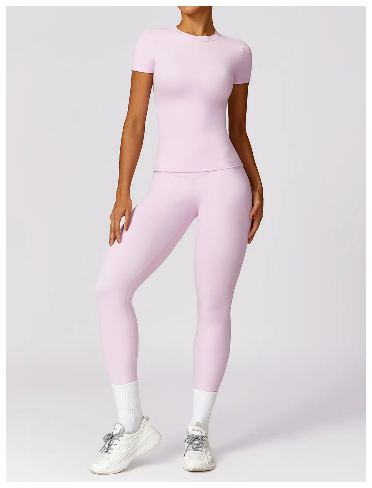 Casual Streetwear Two Piece Crop Top and Bodycon Pants Set for Women