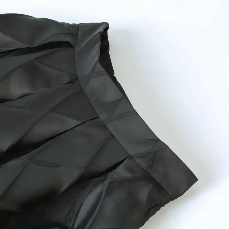 French style fashion black diamond embroidered dress women's autumn and winter new simple fluffy skirt high waist slim dress.