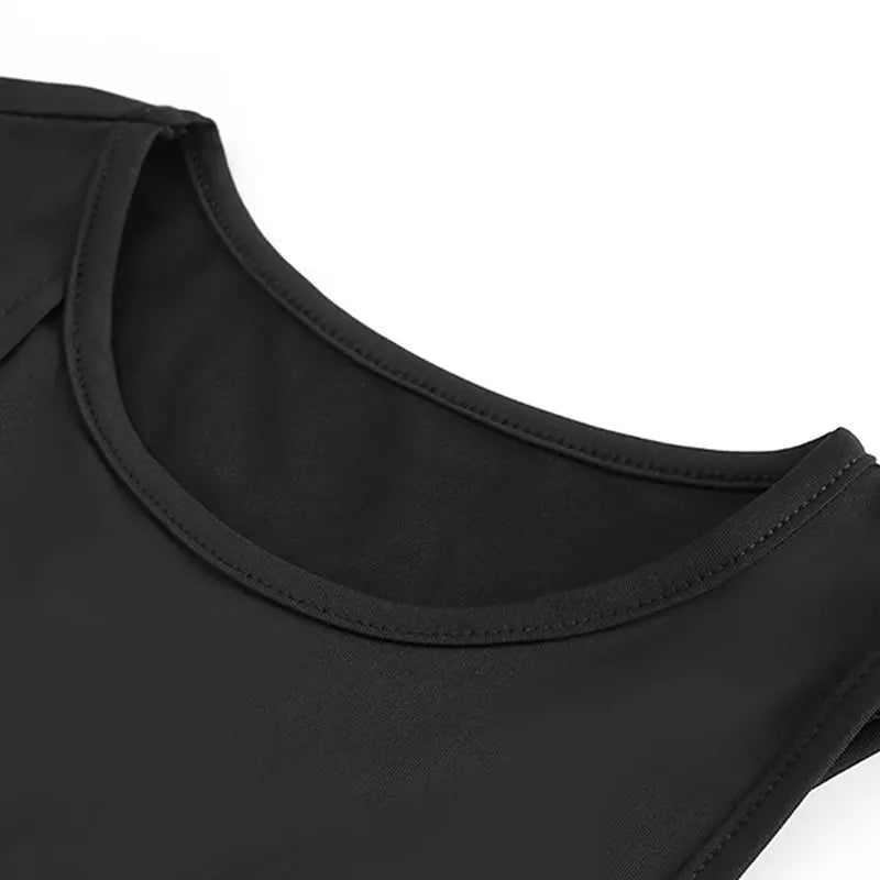 Black Sexy Women's Maxi Dresses Summer New Sexy Hollow Out Split Dress Streetwear Fashion Female Tank Sleeve Dresses Clothing