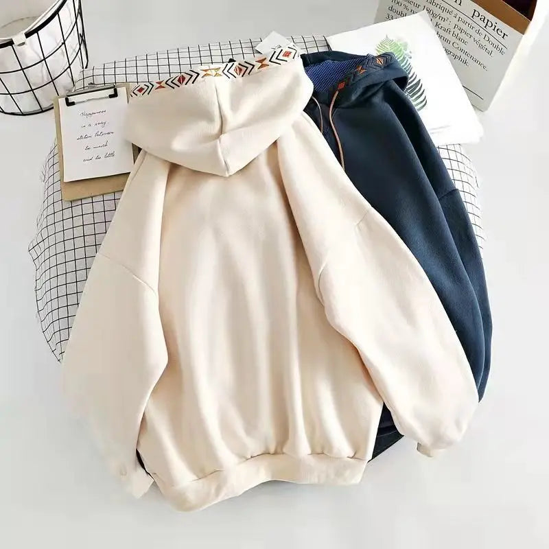 Hooded Tops Spring Hoodies for Women Autumn Clothes Loose Female Streetwear Casual Sweatshirt Hoodie Aesthetic Korean Fashion