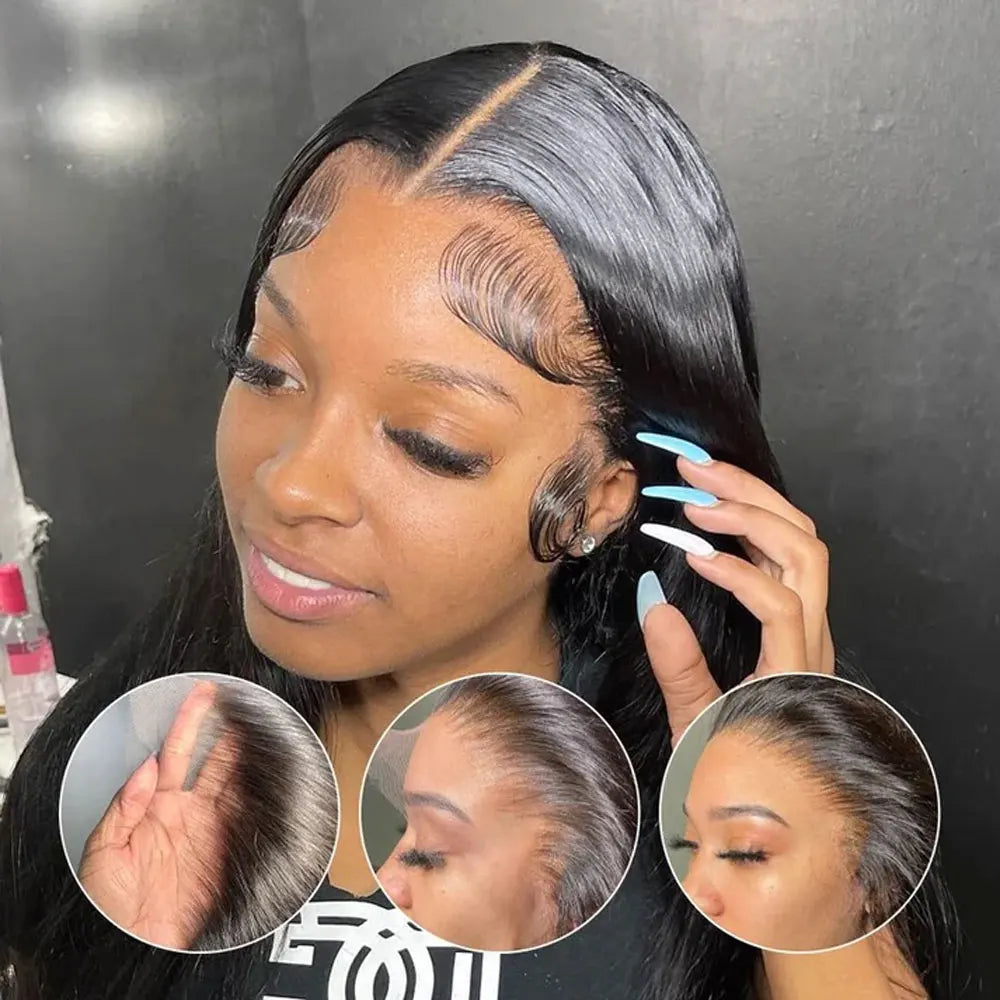 34 Inch Bone Straight Lace Front Wig