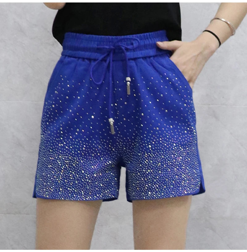 Lightweight High Waist Wide Leg Casual Shorts for Women