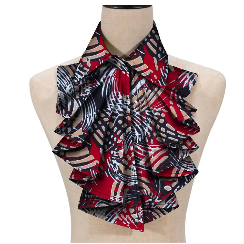 Handmade African Print Ankara Rope Necklace for Women