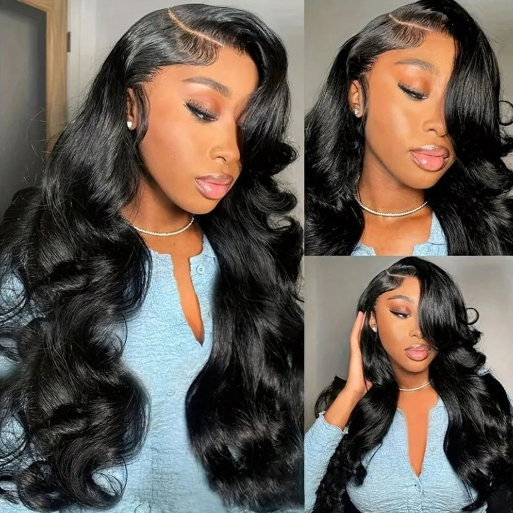 Transparent Glueless Body Wave Lace Front Wig for Women