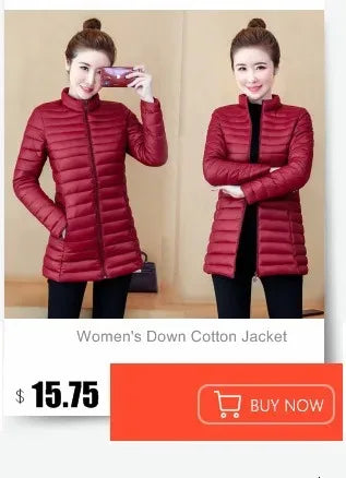 Warm Oversized Hooded Cotton Puffer Parka for Women