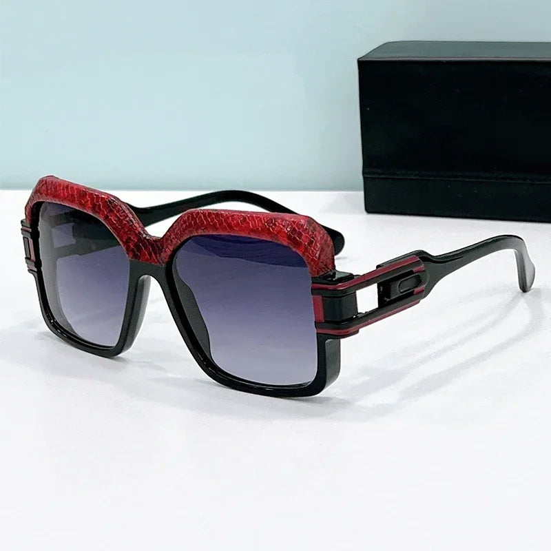 Snake Print Gradient Fashion Sunglasses