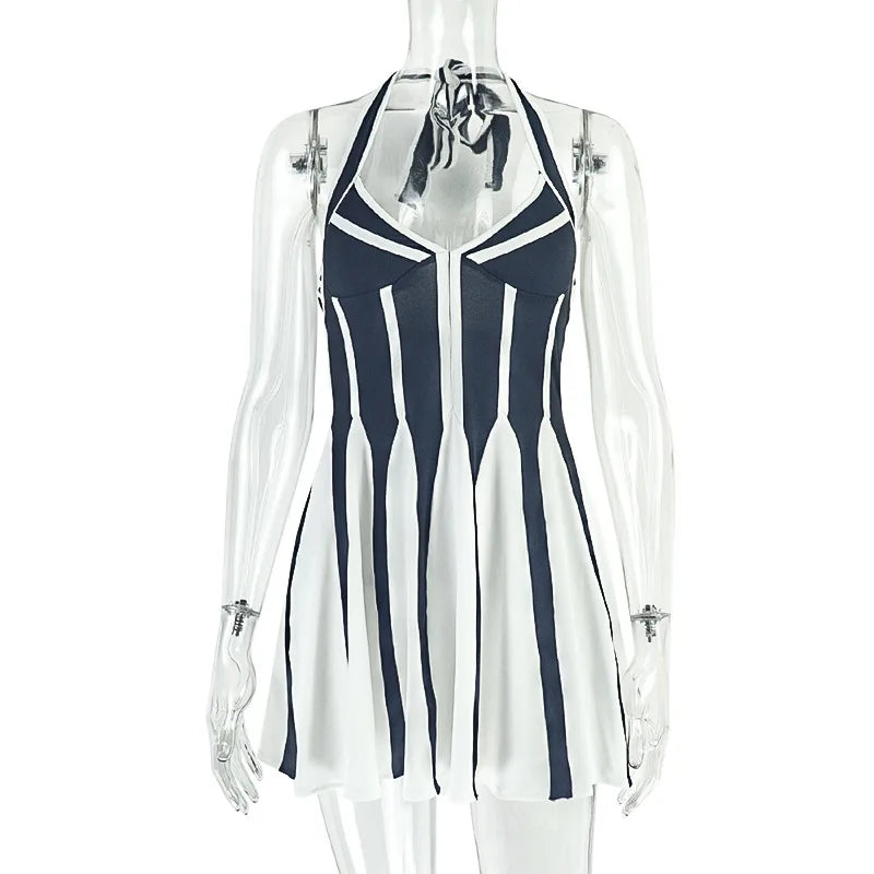 Backless Halter Bodycon Dress
