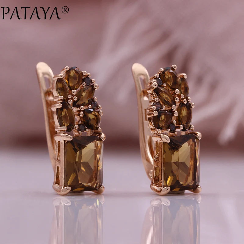 Rose Gold Cubic Zirconia Jewelry Set