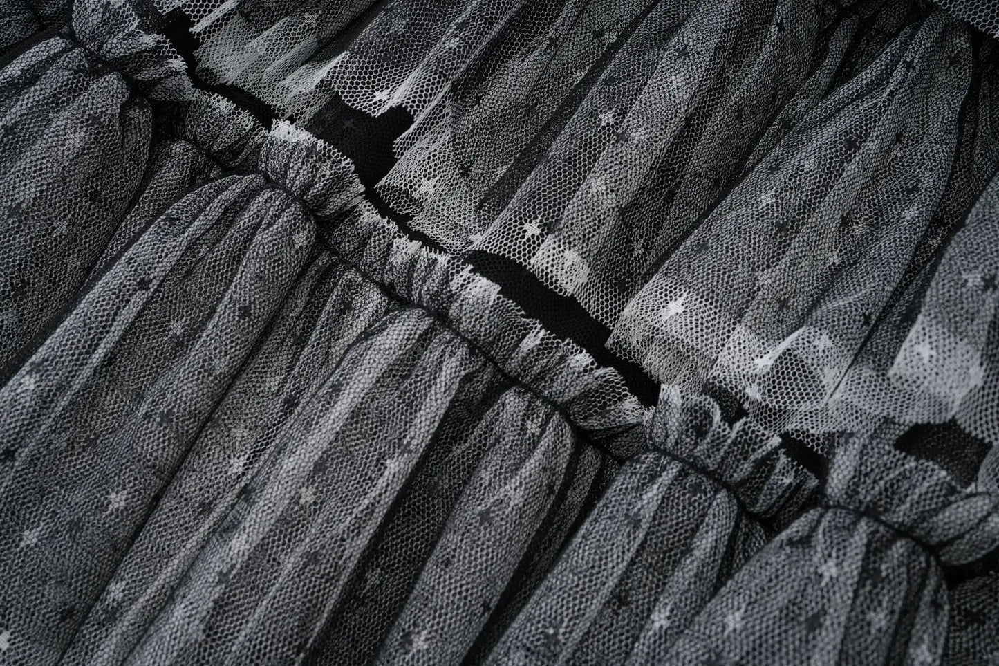 KUCLUT Fashion Women's Multi Layer Mesh Patchwork Dress Elegant Heavy Industry Evening Party Ruffled Short Sleeve Dresses YZJ28