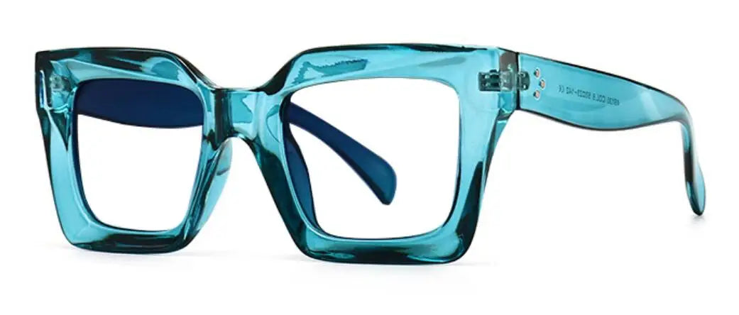 Vintage Square Blue Light Reading Glasses for Women