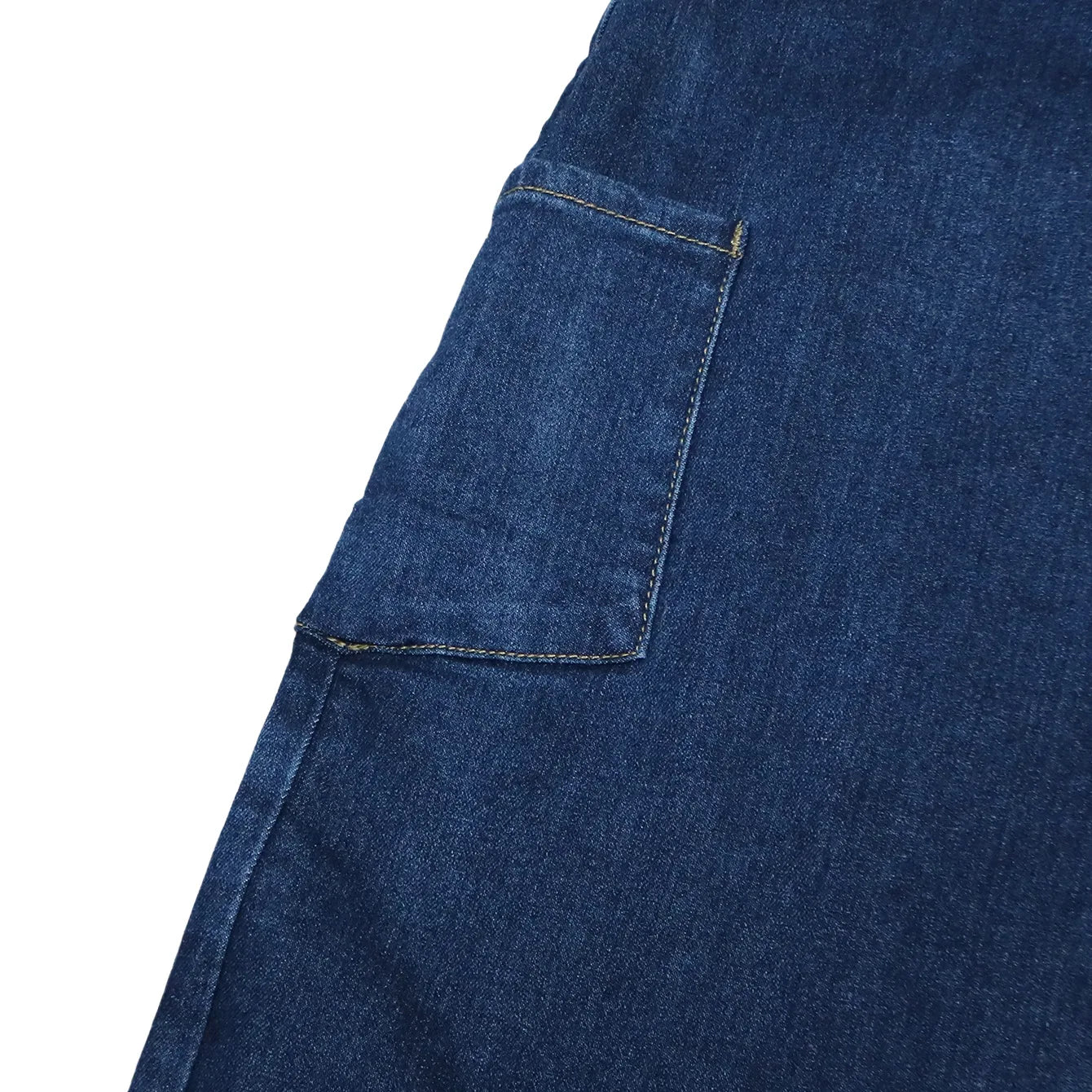 Vintage Washed High Waist Wide Leg Denim Jeans for Women