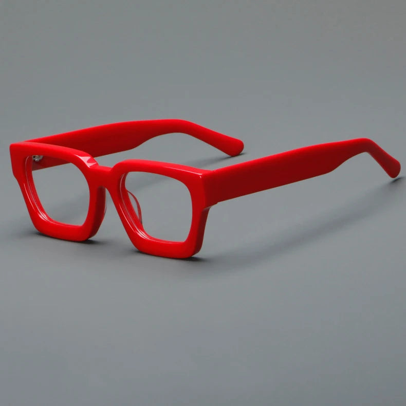 Vintage Square Acetate Prescription Glasses Frames for Women
