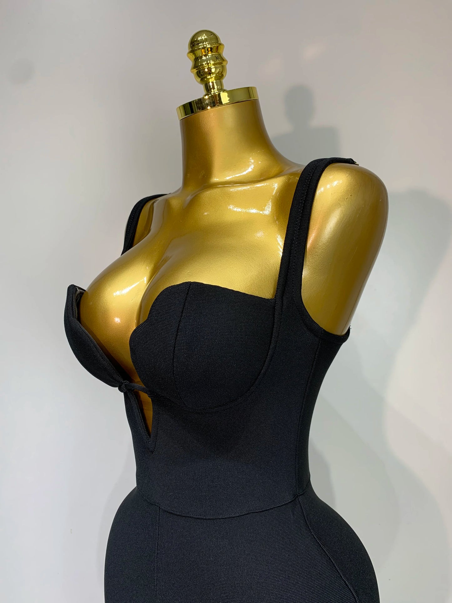 Women Sexy Sleeveless V-Neck Bodycon Bandage Jumpsuit Celebrate Birtyday Fancy Club Party Cocktail Outfit Evenin Party Gown