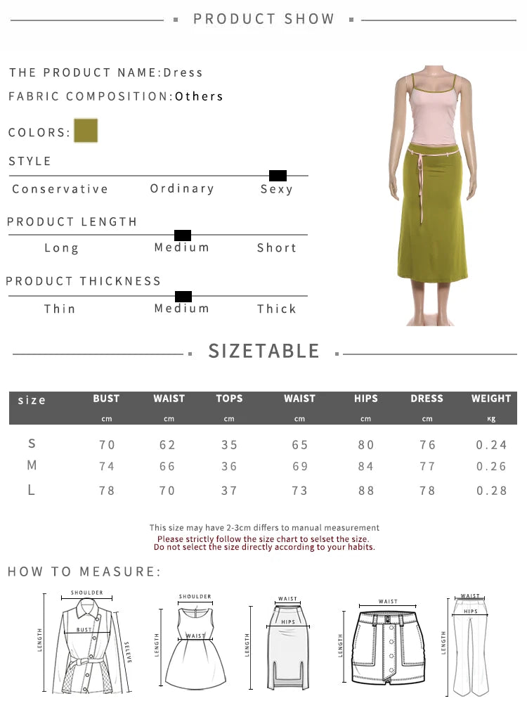 Color Blocking Backless Camisoles and Ribbon Long Skirts Two Piece Set for Women