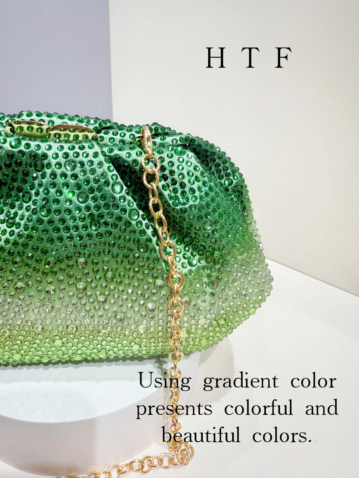Sparkling Rhinestone Evening Clutch Shoulder Bag for Women