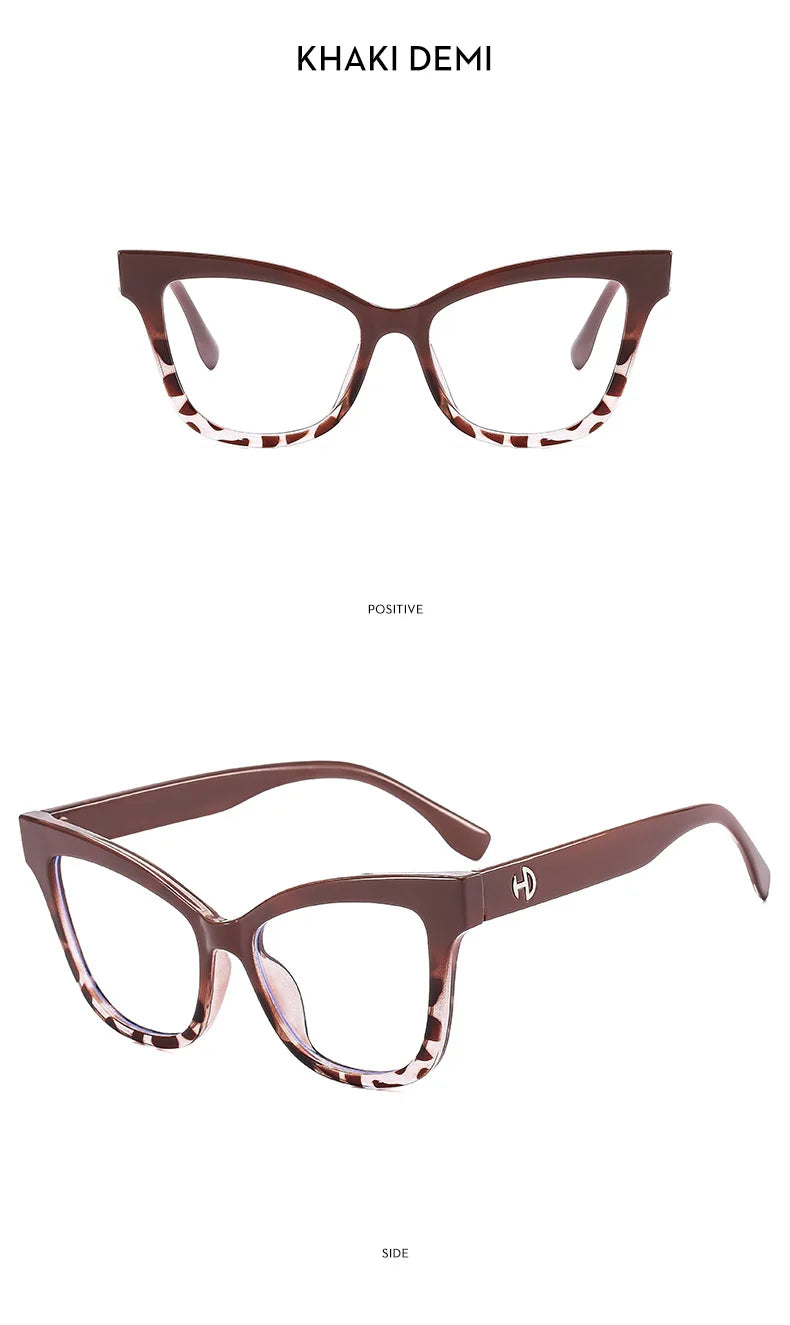 Vintage Blue Light Blocking Cat Eye Reading Glasses for Women