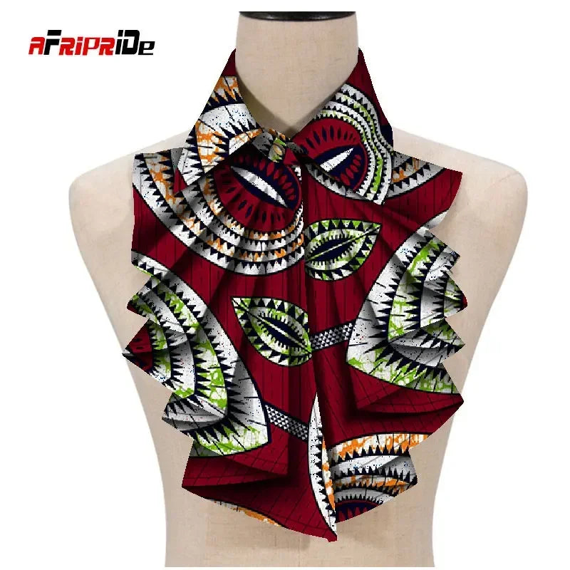Handmade African Print Ankara Rope Necklace for Women
