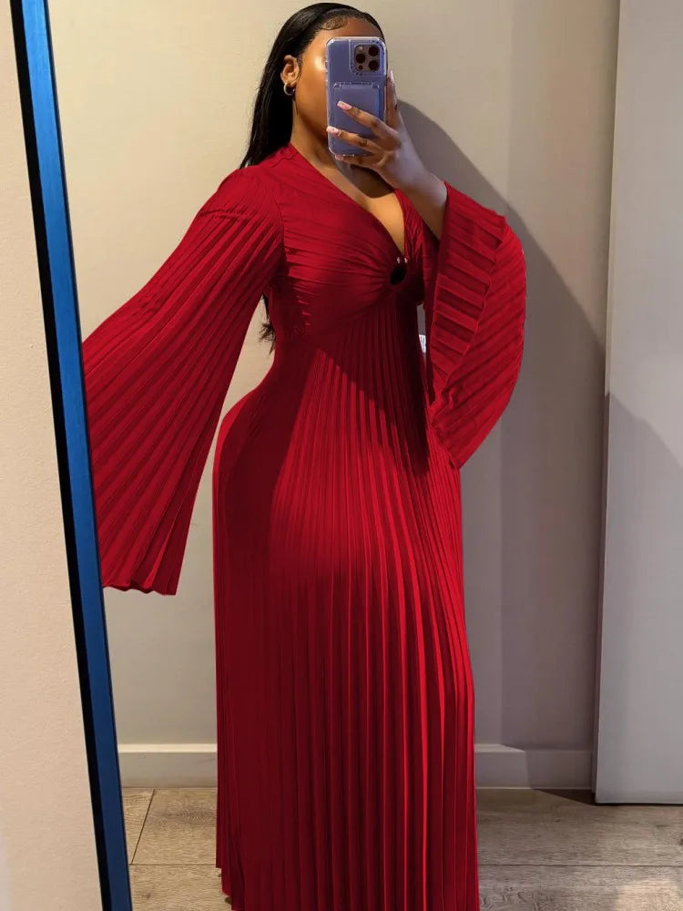Elegant African Wedding Maxi Kaftan Dress for Women