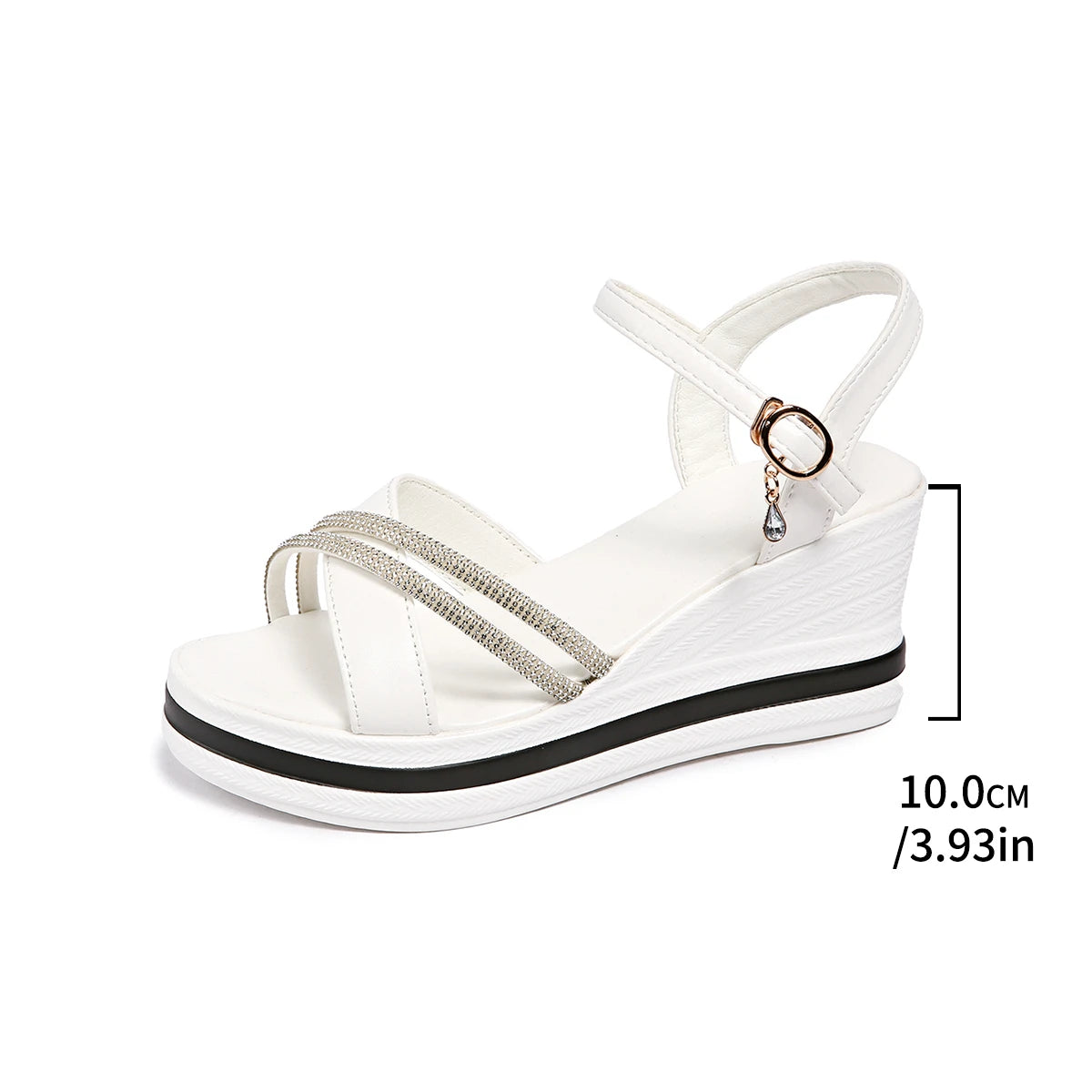 Lightweight Casual Open Toe Platform Wedge Sandals for Women