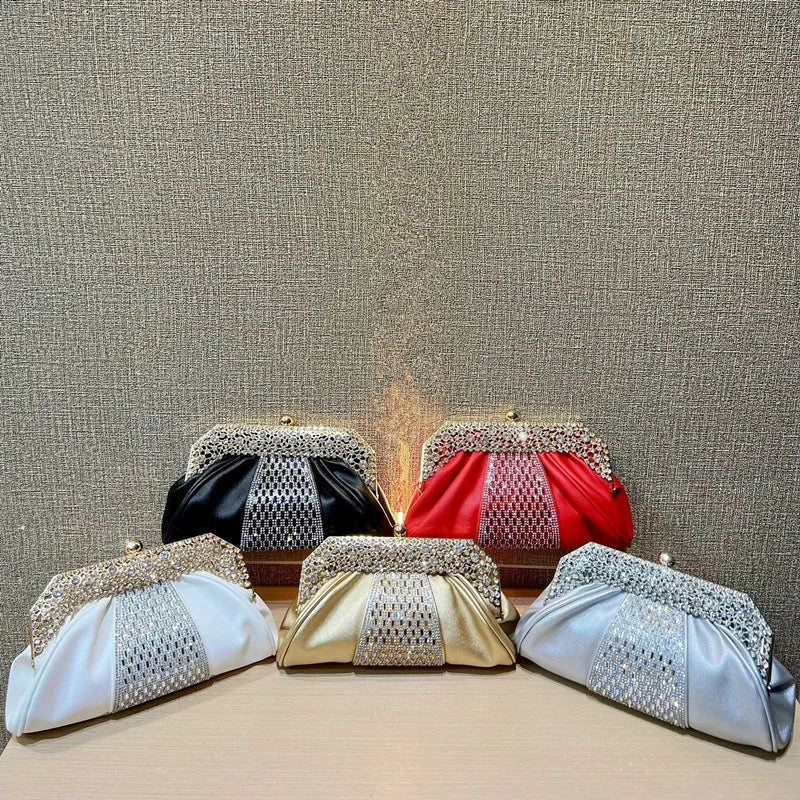 Cloud Shaped Evening Clutch Crossbody Bag