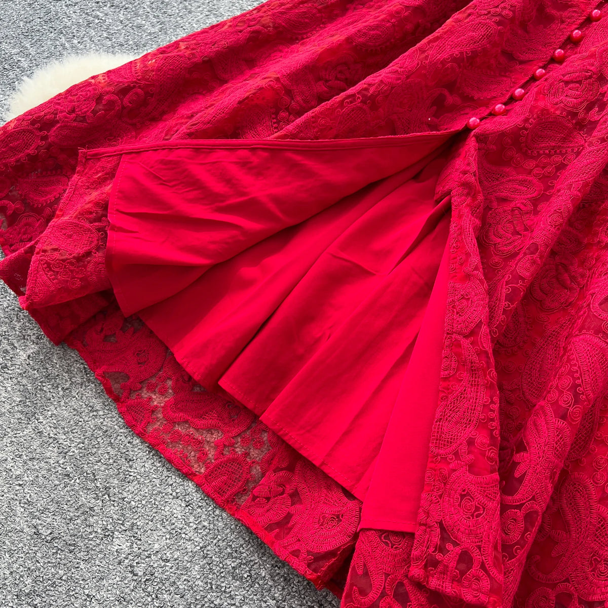 Crystal Belt Embroidered Maxi Dress