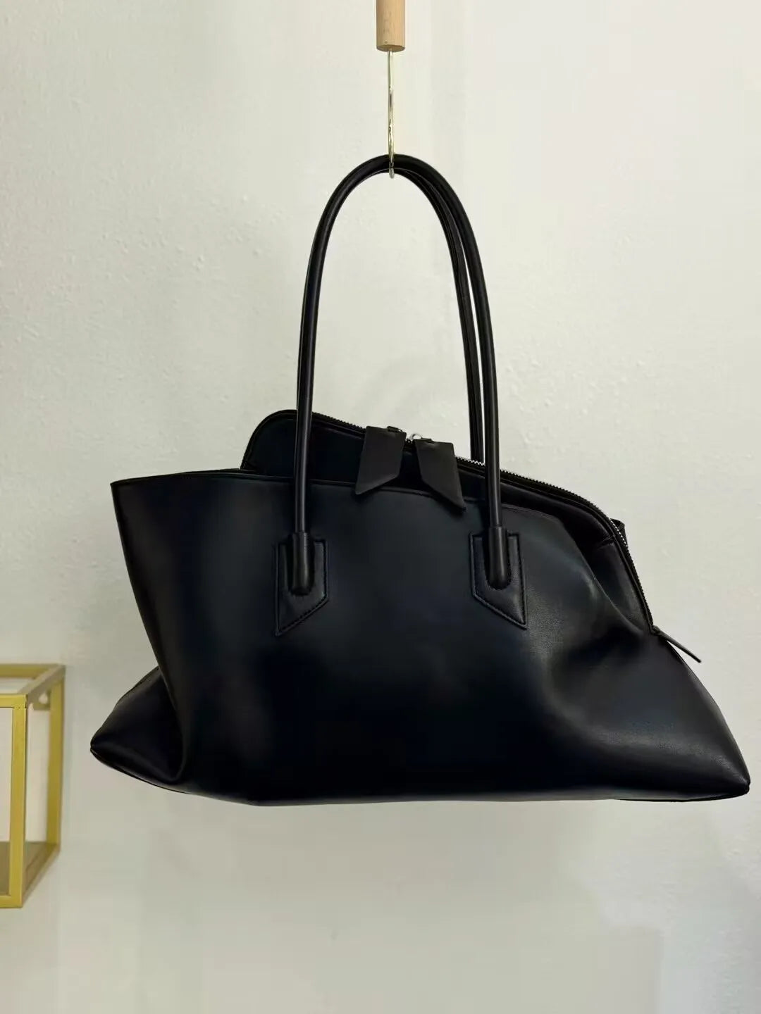 Retro Crocodile Pattern Large Capacity Tote Bag Design Women's Pleated  Leather Shoulder Bag Female Daily Commuter Bag 2025