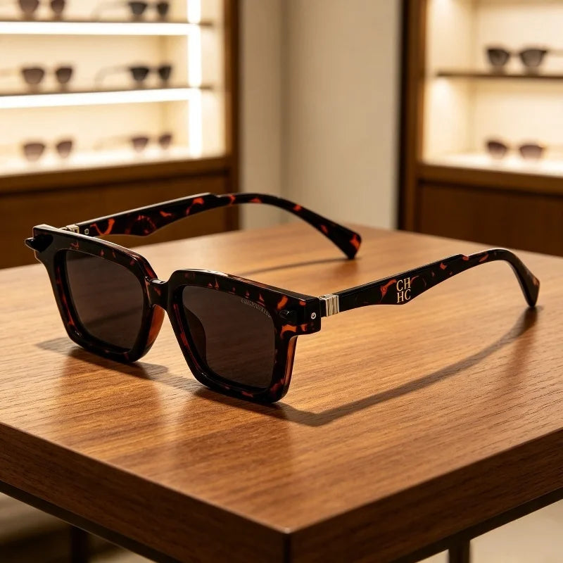 Retro Square Frame Fashion Sunglasses