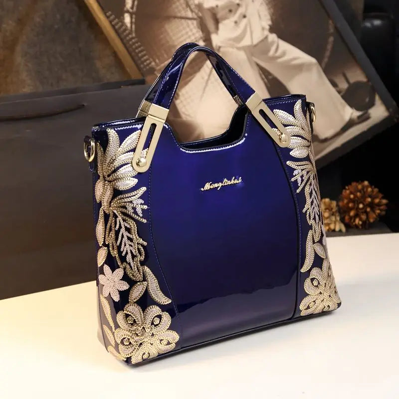 2025 New Fashion Patent Leather Handbag Shoulder Cross-body Handbags for Women Sac À Main Femme