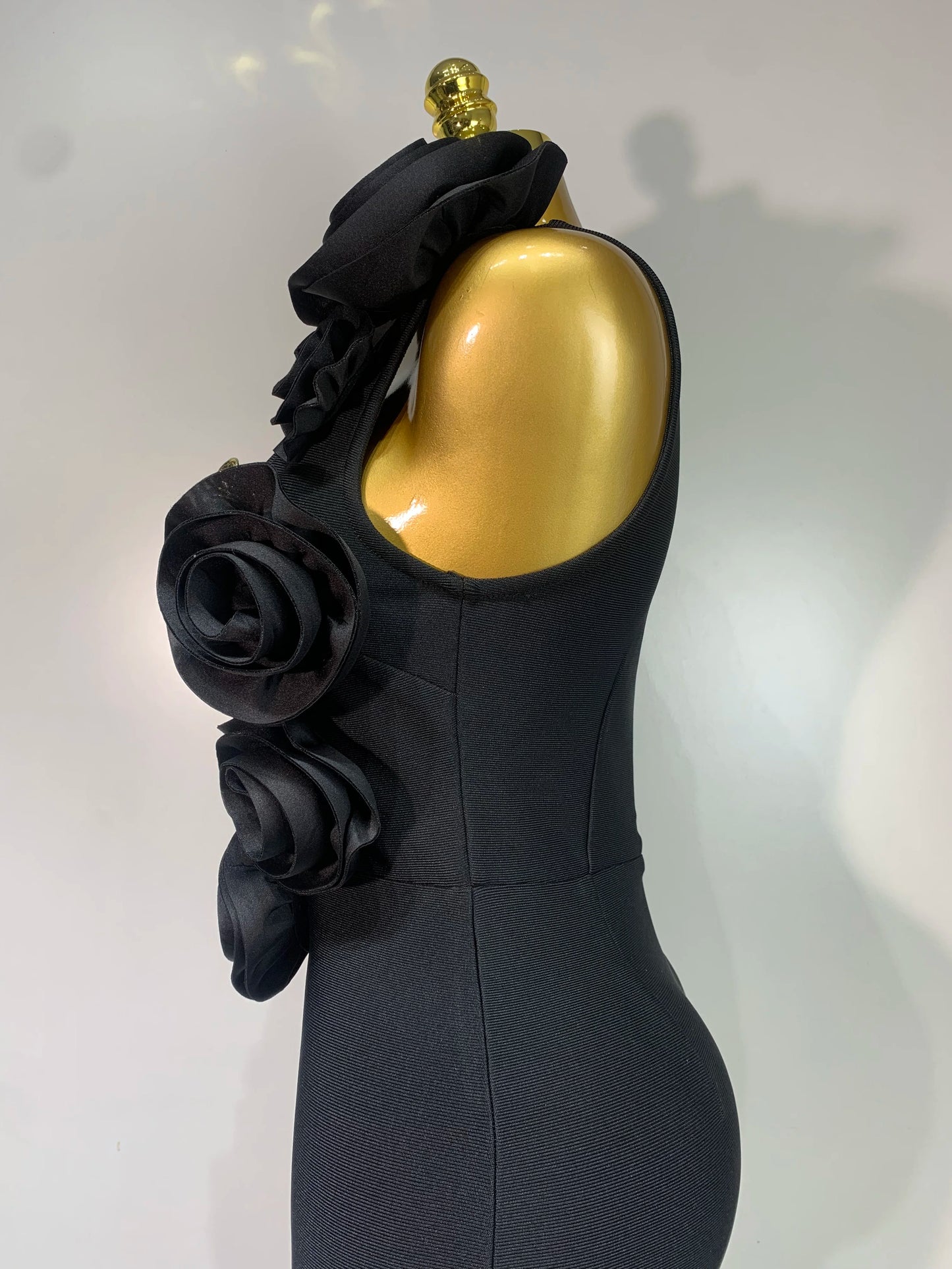 2025 New Fashion 3D Flower Sleeveless Bodycon Bandage Dress Women Celebrity Elegant Party Club Luxury Birthday Dress Vestidos ﻿