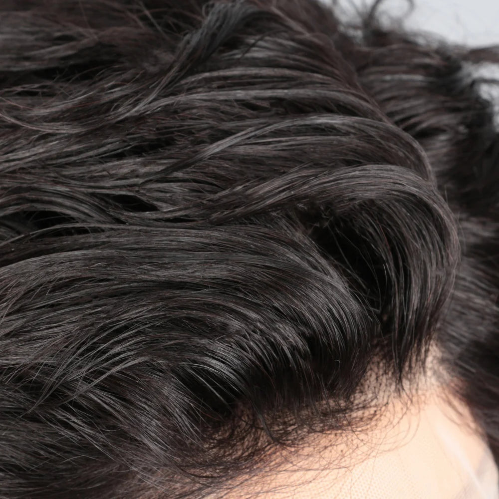 Short Curly Lace Frontal Human Hair Wig for Black Women