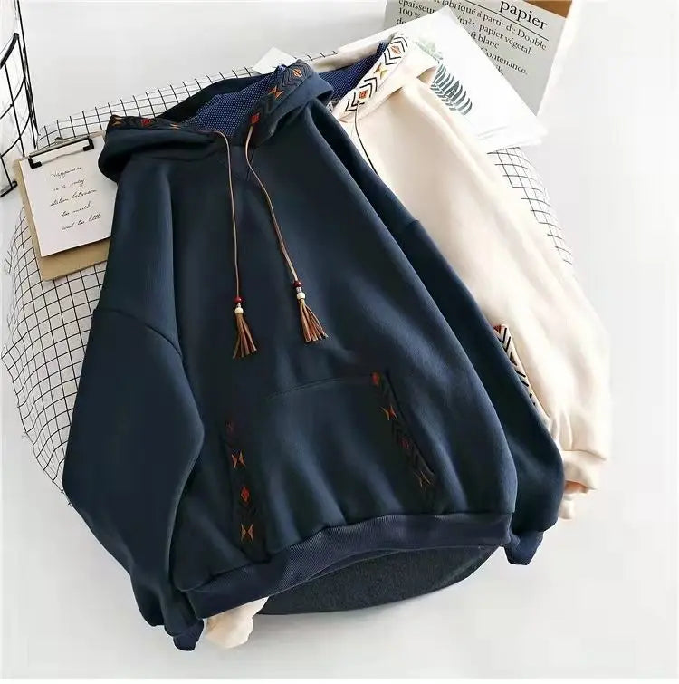 Hooded Tops Spring Hoodies for Women Autumn Clothes Loose Female Streetwear Casual Sweatshirt Hoodie Aesthetic Korean Fashion
